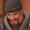 sticktothemission: Gabe looking down and chuckling (Might Be Funny)