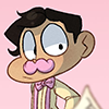 cottoncandypink: Drawn icon of Wilford looking slightly surprised at something (Casual - What's That?)
