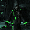 userless: Gibson invitingly gestures with baton (come with me if you want to live)