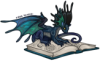 nialoke: Small, blue-greenish dragon reading a book (Default)