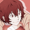 seerofrage: Smiling Dazai! (Dazai curious smile)