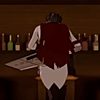seerofrage: Drinking his sorrows away (Qrowbar)