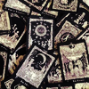 slashmarks: Tarot cards in a loose pile (tarot)