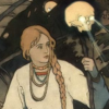sheliak: Vasilisa the Beautiful. (skull for a lantern)