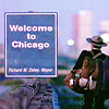 em_kellesvig: Benton Fraser walking past the Welcome to Chicago sign in the pilot episode (dSFraserWelcome)