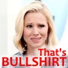 miss_s_b: Eleanor from The Good Place looking unimpressed, captioned "that's Bullshirt" (Mood: Bullshit)