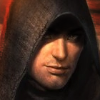 applewatcher: Lucien, hooded, smiling. Literally the only official depiction of him that looks like a human. (legends)
