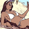 erinyesdear: (beach chill)