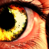 onebluemountain: A close up on a golden eye (Icon)