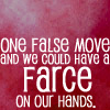 ladyfalcon: (Farce!)