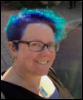 lifecollage: A woman in sunshine with BLUE HAIR (Default)