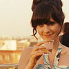 cryptidsandkinfolk: Zooey Deschanel as Sarah Baker (Sarah--Drink)