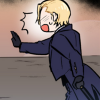 steponme: look, shock, blush (♩ Took to me)