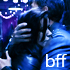 redcirce: Gwen/Jack from Torchwood hug (Gwen Jack bff)