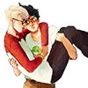 parodeity: binart @ tumblr (JOHN 🎧 princess carry me u fool)