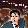 gramarye1971: Taichi Keaton, with the text 'Tinker Tailor Soldier Spy' (Master Keaton: Tinker Tailor)