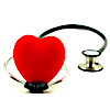 fred_mouse: bright red 'love' heart with stethoscope (heart)