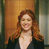 anoyo: Clary, grinning hugely with her eyes closed. (sh clary ridiculously happy)