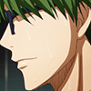 accurately: (while playing he started to smile rarely)