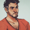 whiskeydad: (Fanart - Red shirt)