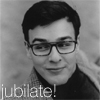 john: Andreas Scholl, countertenor divine. Caption: Jubilate! (jubilate!)