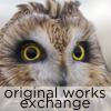 original_works_ex: Owl with Original Works Exchange written on it (hoot hoot ya filthy beasts)