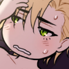 steponme: blush, look, tsun (♫ But you might have to tell me again)