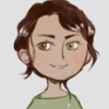 kaya_nori: A chibi-like portrait of me, a girl with eyes of different colours. (My face)