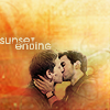tinny: McDean (John Paul McQueen and Craig Dean) kiss from the last episode of Hollyoaks, their "sunset ending" (soap_mcdean sunset ending)