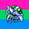 sorryjuxie: tentacruel shiny em bandeira poli (polissexual)