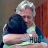lonelywalker: Bruce Davison hugging someone with the text "HUG" (bruce: hug)
