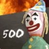 bibliofile: scary clown fire BBC 500 error (fire)