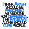 solesakuma: (Arashi as antidepressants)
