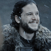 northerndragon: (S6 jon snow smiles in the snow)