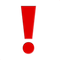 thnidu: heavy red exclamation point (!)