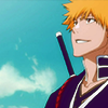 anaraine: Kurosaki Ichigo, smiling and looking up towards the sky. ([bleach] pierce the sky)