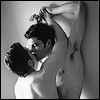 reginagiraffe: Two naked men pressed against a wall kissing. (boykissing against wall)