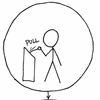 reginagiraffe: animated icon of xkcd cartoon #242 (Normal person vs. Scientist)