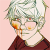 accelerates: (on the surface he looks calm and ready)