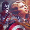 azarsuerte: Steve Rogers (Chris Evans) and Peggy Carter (Hayley Atwell) from Captain America: The First Avenger (MCU - Steve/Peggy)