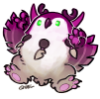 coinmanatee: A cartoon moonkin in ace colours (moonkin)