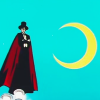 venusundae: tuxedo mask before a big bright waning moon (１０３ (welcome to the new romance))