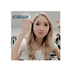venusundae: yoona fist pumps in the air with her mouth stuffed with food (２６０ (fighting!))
