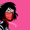 violsva: Cindy Moon as Silk, turning angrily towards the camera (Silk)