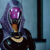 brightblueink: Tali from Mass Effect 2 just...being Tali. You can't see an expression because of a helmet she always wears. (Tali)