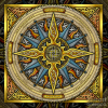 auresse: art by kirsten fox. a compass in celtic style (Default)
