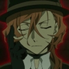 ningyohimedoll: chuuya looking tired af (chuuya, tired)