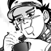 blueshiftofdeath: sugimoto from golden kamuy eating (eating)