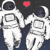 witchka: ((etc) space ; astronaut love)