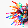 grundyscribbling: assorted colored lights (seasonal - lights)